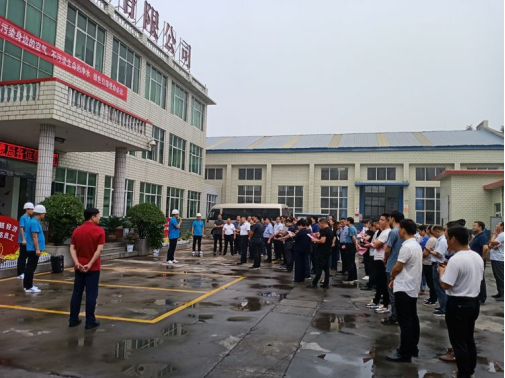 鄭州市生態(tài)環(huán)境局各位領(lǐng)導(dǎo)蒞臨我司調(diào)研綠色環(huán)保引領(lǐng)工作開展情況