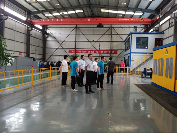 2020年7月21日康店鎮(zhèn)路書(shū)記暨康店企業(yè)家到我公司參觀指導(dǎo)